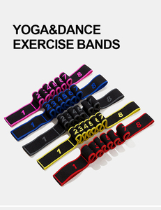 Phong Cách Mới Đàn Hồi Cao Su Polyester Căng Vành Đai Tập Thể Dục Yoga Dây Đeo Kháng Ban Nhạc 8 9 Vòng Yoga Ban Nhạc - Product Image 3