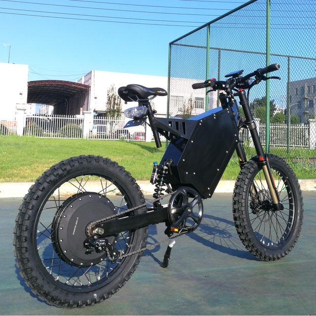 Most Powerful Model 15000w 72v E Bike Bicycle 52.5ah 60ah Largest Battery Long Range Army Green Colour