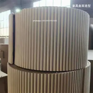 Flexible Mdf tambour Ribbed MDF panels FLEX board for curves