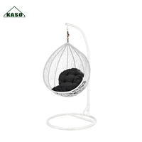 Patio jardin balançoire oeuf suspendu jardin en forme de porche à Air gazébo osier rotin chaises hamac balançoire chaise