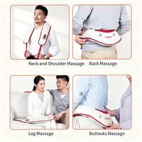 Masseur électrique pour les épaules et le cou avec chaleur - Châle de massage vibrant intelligent pour soulager la douleur et détendre les muscles