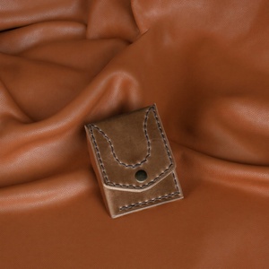 Portable Vintage <b>Waterproof</b> Multifunctional Compact Open Closure Nylon Lining Handmade Card Slot Front Pocket Money Clip <b>Wallet</b> - Product Image 6
