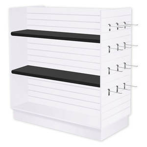 Keway kundenspezifisches Ahorn-Melamin-Schieferstein Warenregal Paneele Mdf dekoratives <span class=keywords><strong>Display</strong></span> Regal Stehregal für Kleidungsgeschäft Einzelhandel - Product Image 4