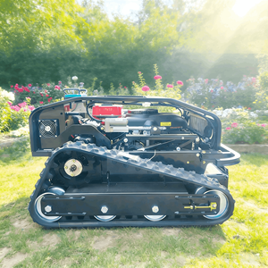 <span class=keywords><strong>Tondeuse</strong></span> à gazon télécommandée sur chenilles personnalisée de 800 mm, mini robot <span class=keywords><strong>tondeuse</strong></span> à gazon avec accessoires de déneigement - Product Image 2