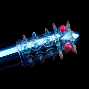 Anneau de pénis perlé en cristal multicolore en ABS souple, jouet érotique pour adultes, pour couples, amélioration sexuelle - Product Image 2