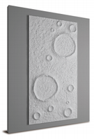 Panneau de décoration murale pour téléviseur en pierre de quartz étoile et lune, imperméable, ignifuge, 300x200x2mm, garantie 5 ans