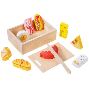 Jouet <span class=keywords><strong>de</strong></span> découpe <span class=keywords><strong>de</strong></span> nourriture <span class=keywords><strong>en</strong></span> bois pour tout-petits, ensemble <span class=keywords><strong>de</strong></span> <span class=keywords><strong>cuisine</strong></span> <span class=keywords><strong>de</strong></span> <span class=keywords><strong>jeu</strong></span> d'imitation avec morceaux <span class=keywords><strong>de</strong></span> nourriture à velcro, <span class=keywords><strong>jeu</strong></span> éducatif pour développer la motricité fine pour les enfants <span class=keywords><strong>de</strong></span> 3 ans et plus - Product Image 1