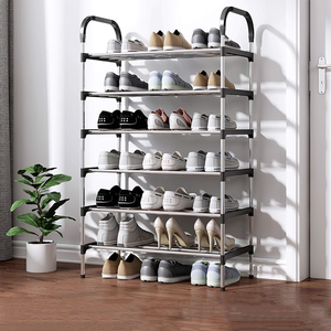 Hot Sale Metal Shoe Storage Shelf Shoe Organizer Free Standing Shoe <b>Racks</b> 18 Pairs Easy to Assemble Miscellaneous <b>Rack</b> - Product Image 4