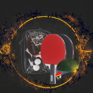 Professioneller Loki K-X1 Tischtennisschläger mit beidseitigem Noppen-Innen-Gummi, 7-Schicht-Pappelholzboden, 200g, 252x148mm - Product Image 3