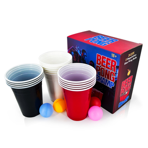 Fabricant chinois 24 tasses 8 balles Ensemble <span class=keywords><strong>de</strong></span> bière-<span class=keywords><strong>pong</strong></span> Kit <span class=keywords><strong>de</strong></span> <span class=keywords><strong>ping</strong></span>-<span class=keywords><strong>pong</strong></span> <span class=keywords><strong>de</strong></span> bière Vasos <span class=keywords><strong>De</strong></span> Plastico personnalisé - Product Image 3