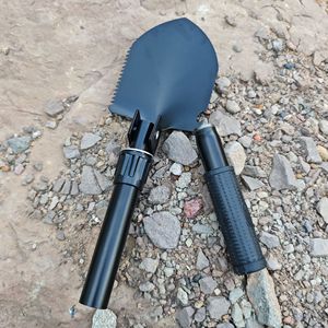 พลั่วพับได้ Creator ขนาด 41.5 ซม. ผลิตจากเหล็กแมงกานีส สำหรับตั้งแคมป์กลางแจ้ง พกพาสะดวก สีดำ เกรดอุตสาหกรรม - Product Image 3