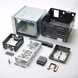 Custom Fabrication aluminum stainless steel sheet metal large enclosure vented sheet metal box