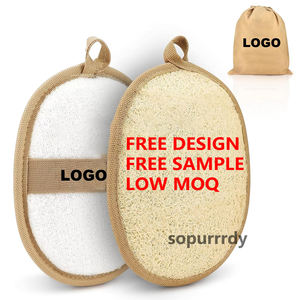 Kustom Logo Natural <span class=keywords><strong>Loofah</strong></span> pengelupasan tubuh Scrubber Shower <span class=keywords><strong>Loofah</strong></span> spons mandi <span class=keywords><strong>Loofah</strong></span> mandi spons untuk wajah tubuh pria wanita - Product Image 1