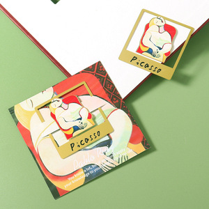 Marcapáginas Metálicos de Imitación Antigua de Van Gogh, Regalo para Artistas Culturales Modernos, Serie de <span class=keywords><strong>Pinturas</strong></span> <span class=keywords><strong>Famosas</strong></span> Ecológicas - Product Image 5
