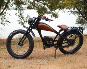 Bicicleta Eléctrica de Montaña Personalizada OEM 2026, 26 Pulgadas, Neumáticos Gruesos, 750W, 7 Velocidades, Cuadro de Aluminio, Frenos de Disco, Motor en el Buje Trasero, Batería Dual - Product Image 1
