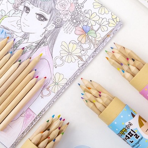 Hỗ trợ tùy biến thùng màu bút chì thiết lập 6 màu sắc sinh viên Vẽ Bút Chì bản ghi trẻ em Doodle vẽ màu bút chì - Product Image 4