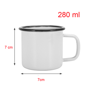 Mini Taza de Cerámica Retro para Desayuno, Taza de Café Creativa <span class=keywords><strong>con</strong></span> Diseño de Barriga, Taza de Esmalte de Colores <span class=keywords><strong>con</strong></span> Asa para Sublimación - Product Image 4