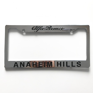 Custom Cool anteriore e posteriore titolare targa rivenditore Auto in plastica telaio targa di lusso con logo - Product Image 1