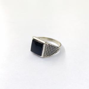 Anillo de Ónice Negro, Anillo de Plata de Ley 925 con Piedra Preciosa, Anillo Ajustable de Ónice Negro, Colección Hecha a Mano, Anillos Finos de Plata, Joyería, Precio al por Mayor - Product Image 3