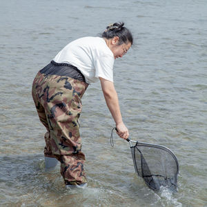 TOPIND Combinaison de pêche imperméable en nylon durable de haute qualité, grandes tailles, pantalon-bottes tendance pour la chasse et le camping - Product Image 3