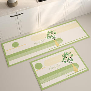 Tapis de cuisine en terre de diatomée rectangulaire antidérapant, absorbant l'eau et l'huile, motif original pour le sol de la cuisine - Product Image 4