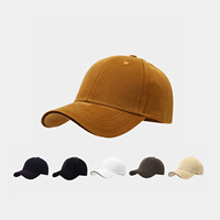 Casquette de baseball minimaliste unie 6 panneaux en polyester/coton unisexe pour activités de plein air, sport décontracté, protection solaire, marque tendance, snapback quatre