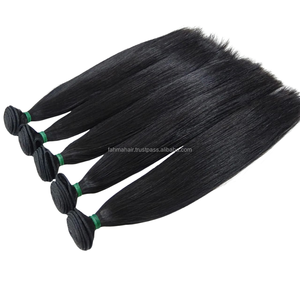 Extensions de cheveux naturels, perruque en dentelle sans couture, style double trame, cheveux raides, mèches de cheveux vierges Remy 100% humains - Product Image 5