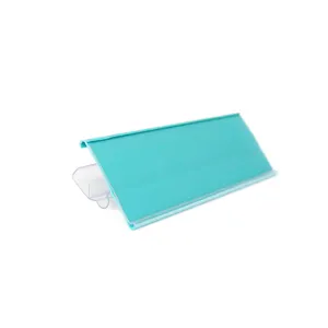 OEM Plastic Manufacturing Factory Custom PVC Plastic Shelf Price Tags Holders