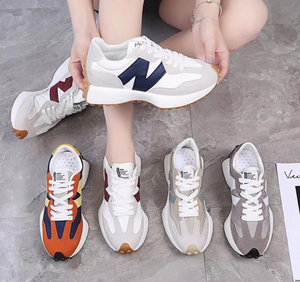 Collezione Primavera Estate 2025: <span class=keywords><strong>Scarpe</strong></span> da <span class=keywords><strong>Donna</strong></span> con Suola Alta, Sneakers Casual Chunky Ispirate a Forrest Gump, Traspiranti - Product Image 1
