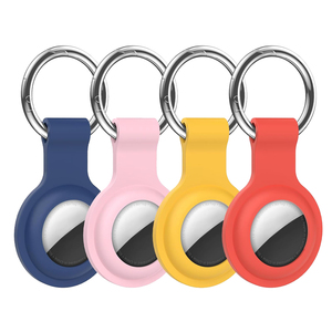 Accessori per AirTags Localizzatore GPS Custodia in Silicone per <span class=keywords><strong>Air</strong></span> Tags Portachiavi Anti-smarrimento Tracker di Localizzazione Custodia Protettiva - Product Image 1