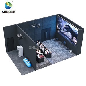 Plate-forme de mouvement de jeux de famille de Machine de film numérique de mini cinéma de luxe professionnel pour le public de parc de trampoline de jardin intérieur - Product Image 1