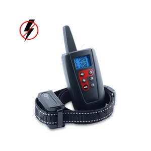 Ricaricabile impermeabile 1000M Remote Dog No Bark Training Collar prodotti per l'addestramento degli animali domestici nessun dispositivo di vibrazione del collare del cane Shock