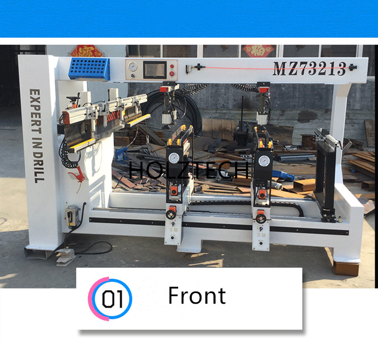 3ライン2垂直1水平マルチスピンドルアクスル列ヘッドドリラーボード