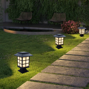 Lampada Solare LED da Pavimento per Esterni, Giardino, Villa, IP65, Grande Lampada da Prato, Illuminazione Atmosferica per Cortile - Product Image 4