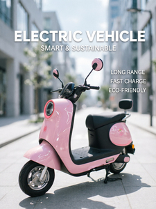 Motocicleta Eléctrica de Dos Ruedas 72V20AH 800W Tipo Streetbike, Elegante Scooter Eléctrico con Respaldo - Product Image 2