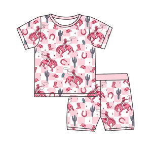 Monos de Primavera Casuales con Estampado de Patchwork de Animales Personalizados, ODM, con Cremallera Bidireccional, de Bambú y Elastano para Bebés - Product Image 1