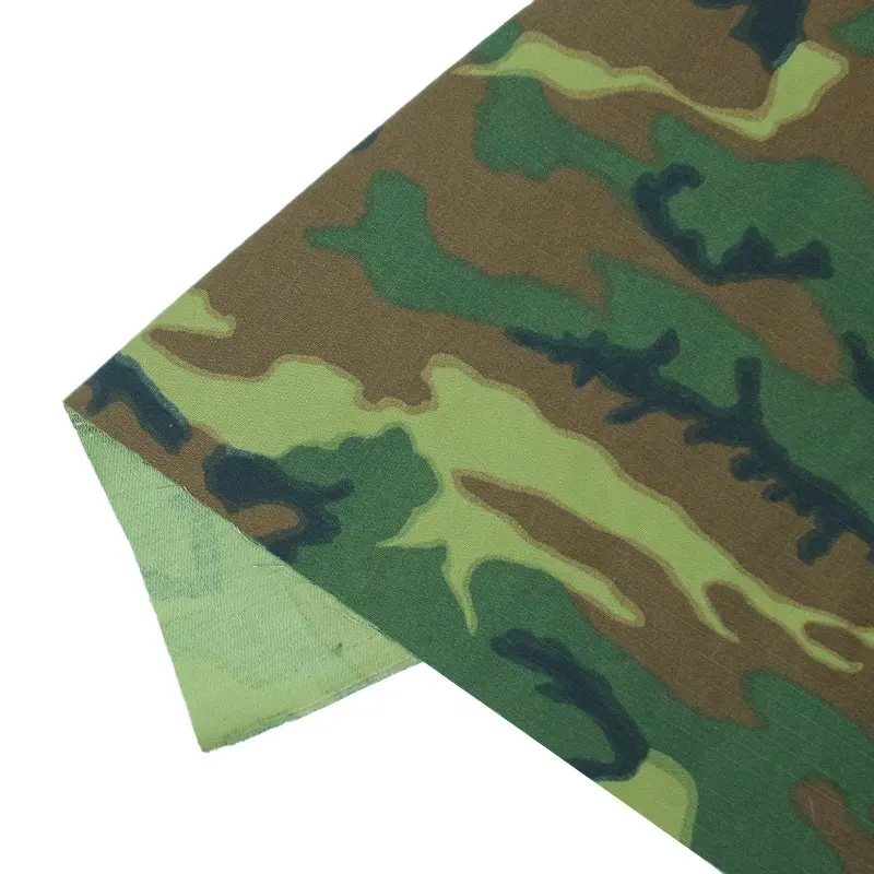 NC ERDL nylon coton tissu NYCO ERDL camouflage imprimé tissu uniforme tactique