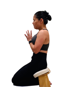 Panca di bambù e stuoie di Yoga grigio panca pieghevole per donne uomini <span class=keywords><strong>casa</strong></span> preghiera panca Yoga <span class=keywords><strong>mediazione</strong></span> - Product Image 1