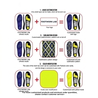 Semelles de sport en fibre de carbone EVA avec soutien de la voûte plantaire, légères, pour la course, améliorant la propulsion, antidérapantes, design confortable