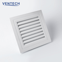 Calandre à Air comprimé avec filtre lavable, système de ventilation ventilation de salle de bain, porte charnière murale