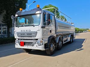 รถบรรทุกน้ำมันก๊าดสำหรับการบินขนาดพิเศษ 28000L-38000L รถบรรทุกถังน้ำมันดีเซลขนาดเล็กสำหรับขาย สำหรับขนส่งดีเซลและน้ำมันเบนซิน - Product Image 3