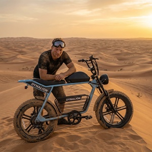 Bicicleta Eléctrica Todoterreno Scrambler E con Agarre Suave para Superficies Irregulares, Frenos de Disco Hidráulicos, Ideal para Acceso a <span class=keywords><strong>Dunas</strong></span> de Arena - Product Image 6