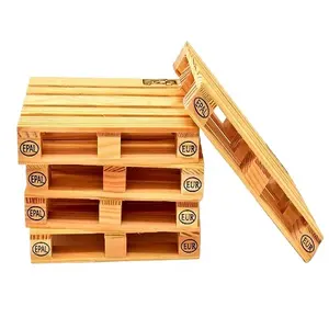 Hot sale Cheap Customized Wooden Euro Standard Pallets for industrial storage and transportation