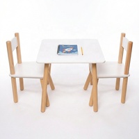 Meubles en bois pour tout-petits, bureau d'apprentissage pour la lecture et l'écriture, table et chaise d'étude pour enfants