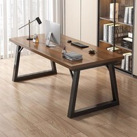 Bureau d'ordinateur simple pour adulte, bureau, chambre, e-sport, apprentissage à domicile, banc de travail mural long HD-0D-08