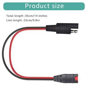 Câble de connexion d'alimentation <span class=keywords><strong>NOCO</strong></span> <span class=keywords><strong>Genius</strong></span> 5 GC009 14AWG en cuivre pur PVC IP67 avec adaptateur de connecteur - Product Image 4