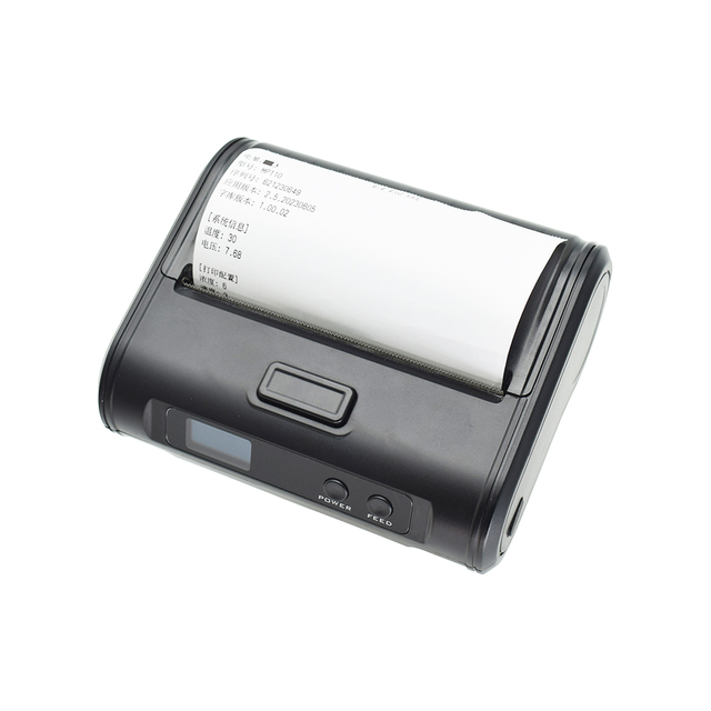 Portable 110mm 4inch Label and Thermal Receipt MINI Mobile Printer Wireless