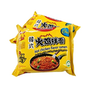 Fideos Instantáneos Secos con Sabor a Pollo Picante Coreano Halal al por Mayor, OEM/ODM, Etiqueta Privada Personalizada - Product Image 2