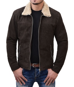 Chaquetas de Cuero para Hombre con Logotipo Personalizado de Alta Calidad |   Chaquetas de Cuero con Cuello Alto de Lona OEM/ODM, Nueva Llegada - Product Image 5