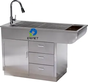 EUR PET Good Price Veterinary Treatment Grooming Table Veterinary Instrument Disposal Examination Table For Dogs